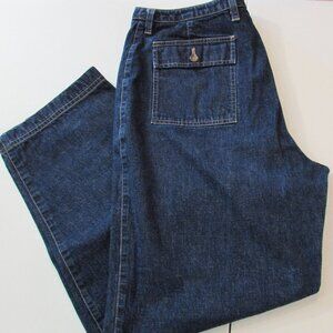 Jones NY Sport Trouser Style 100% Cotton Denim Jeans
